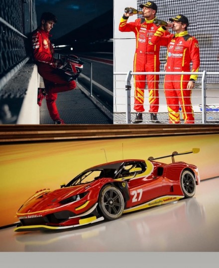 Scuderia Baldini GT Endurance stellare: Fisichella-Leclerc-Mosca per la Ferrari 296 GT3 